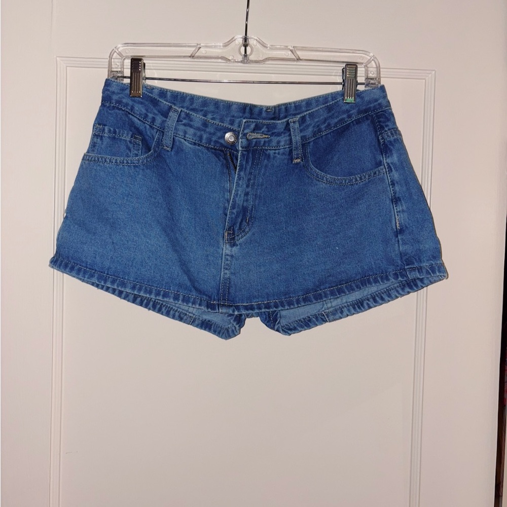 Women's Blue Denim Shorts